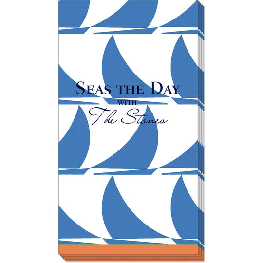 Sail Away Caspari Guest Towels